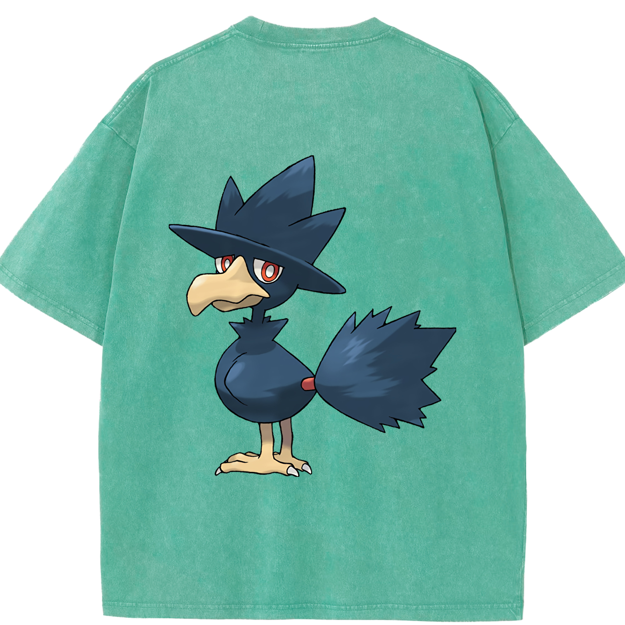 （画像用） ポケットモンスター Pokémon 綿100% ヴィンテージ風 半袖Tシャツ（背面プリント）